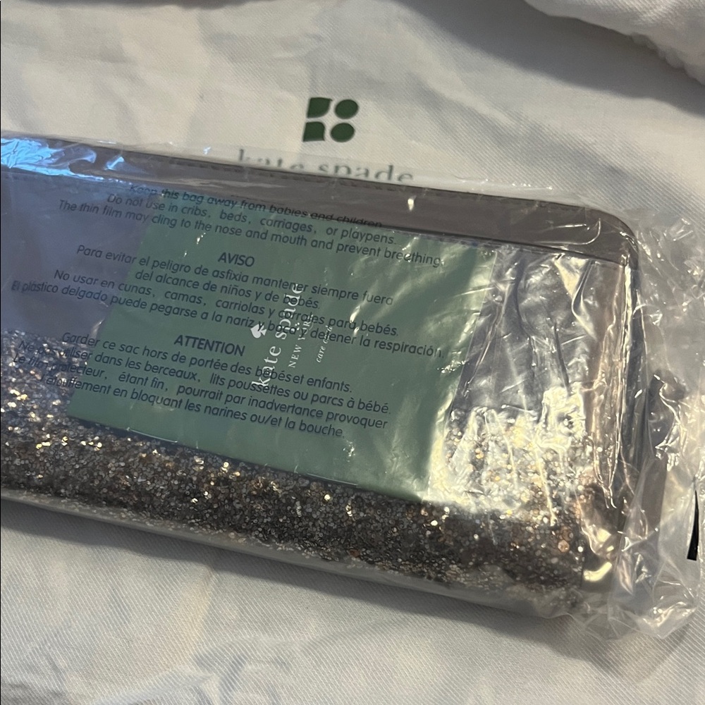 Kate Spade Glitter and Gray Wallet (C) - Picture 3 of 7